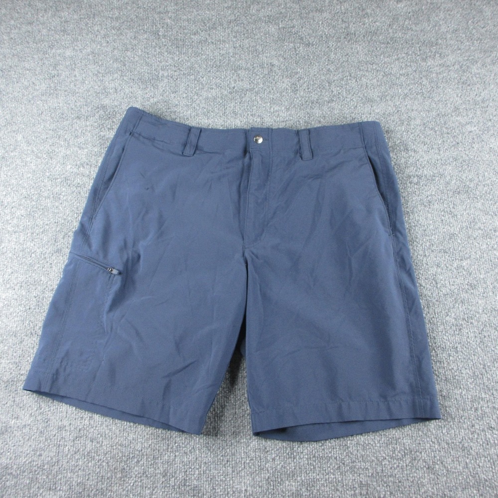 Callaway Golf Chino Shorts Mens 36 Blue Microfiber 10 Inseam‎ Stretch Pockets